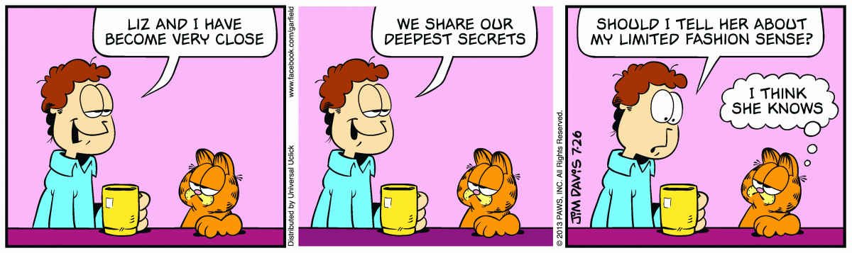 Garfield, July 26, 2013