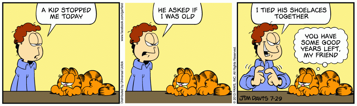 Garfield, July 29, 2013