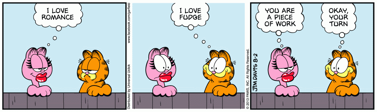 Garfield, August 2, 2013