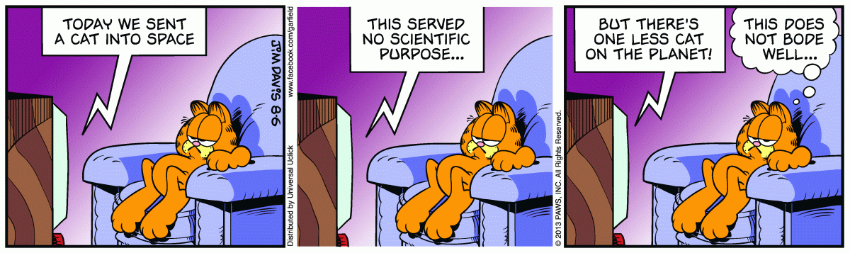 Garfield, August 6, 2013