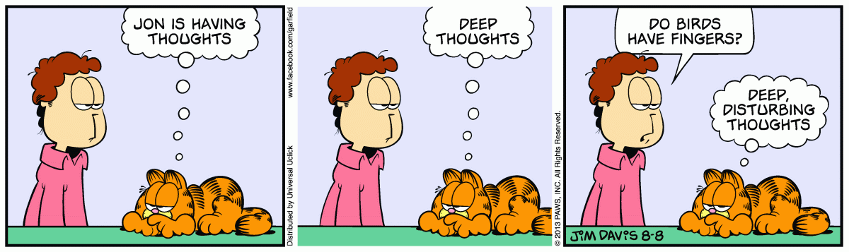 Garfield, August 8, 2013