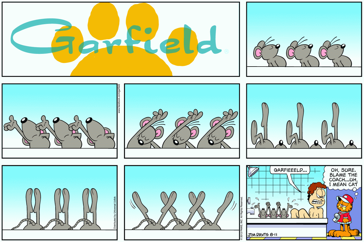 Garfield, August 11, 2013
