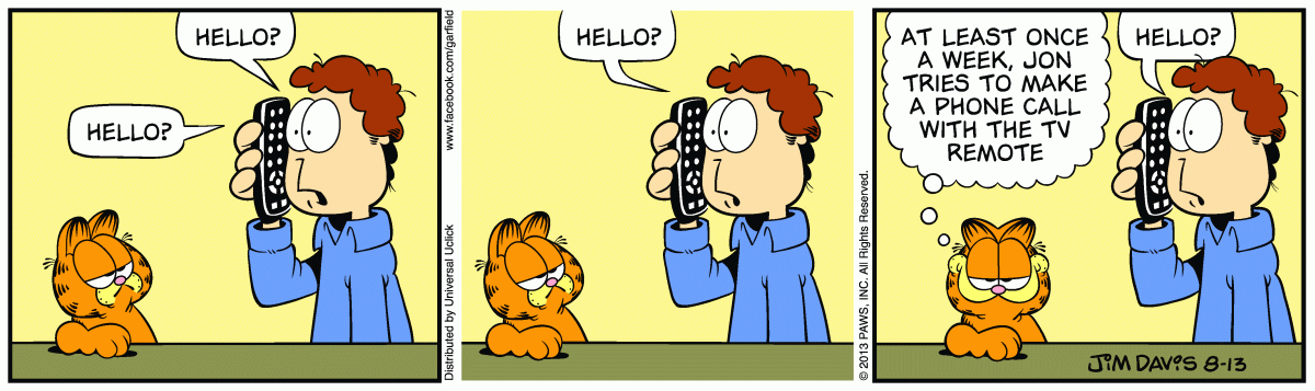Garfield, August 13, 2013