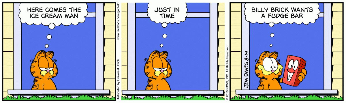 Garfield, August 14, 2013