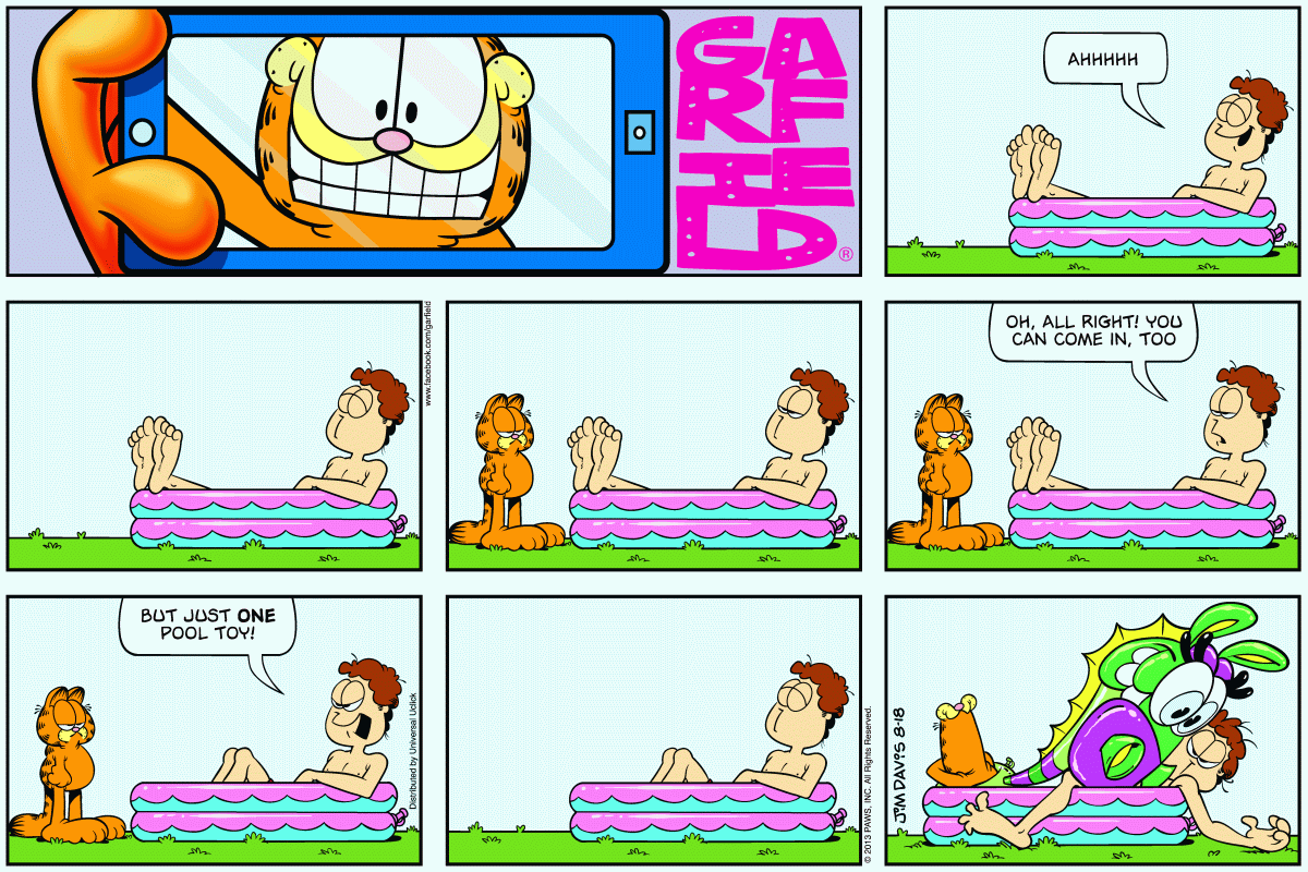 Garfield, August 18, 2013
