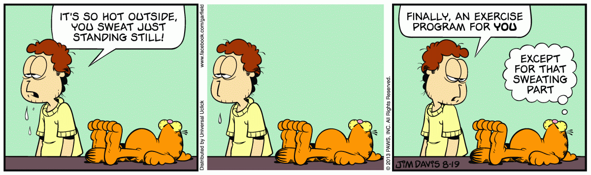 Garfield, August 19, 2013