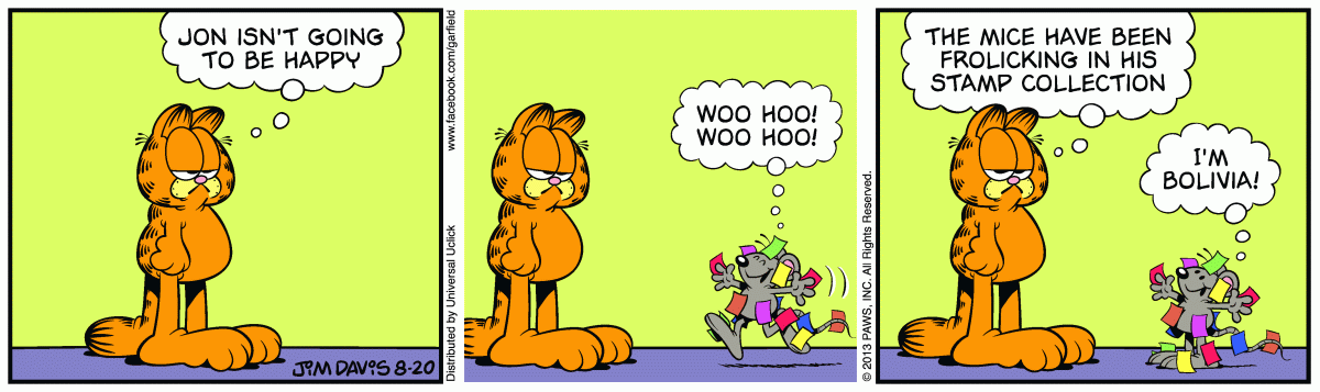 Garfield, August 20, 2013