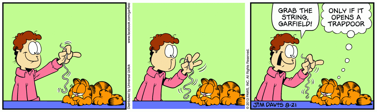 Garfield, August 21, 2013