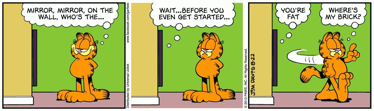 Garfield, August 22, 2013