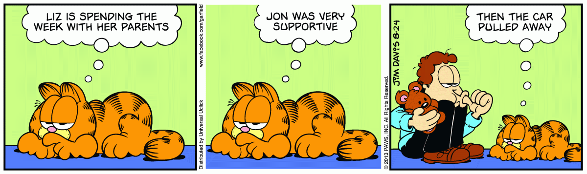 Garfield, August 24, 2013