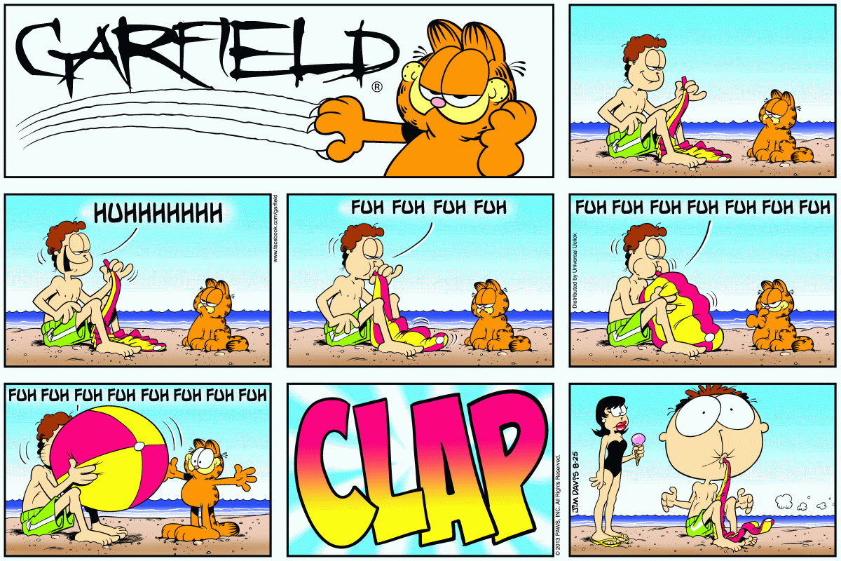 Garfield, August 25, 2013