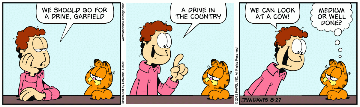 Garfield, August 27, 2013