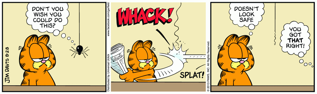 Garfield, August 28, 2013