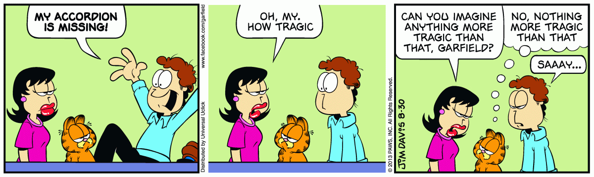 Garfield, August 30, 2013