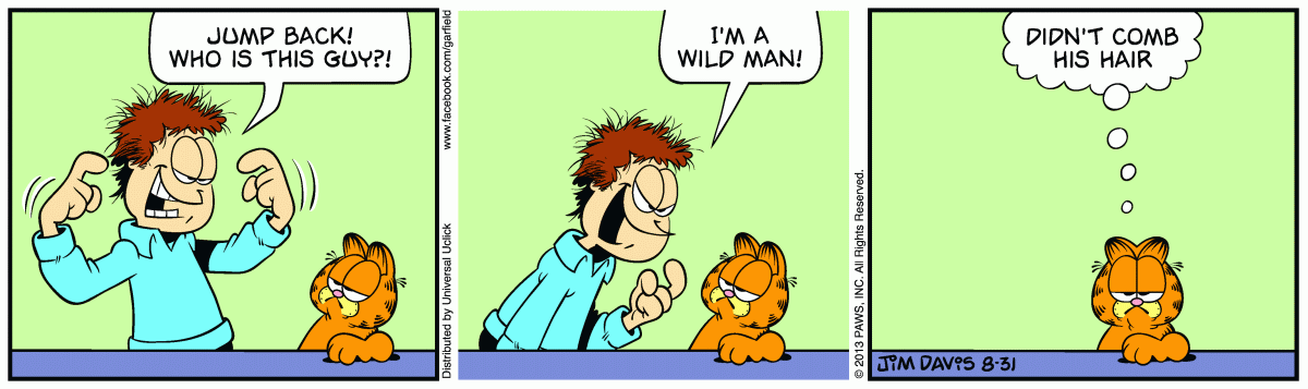 Garfield, August 31, 2013