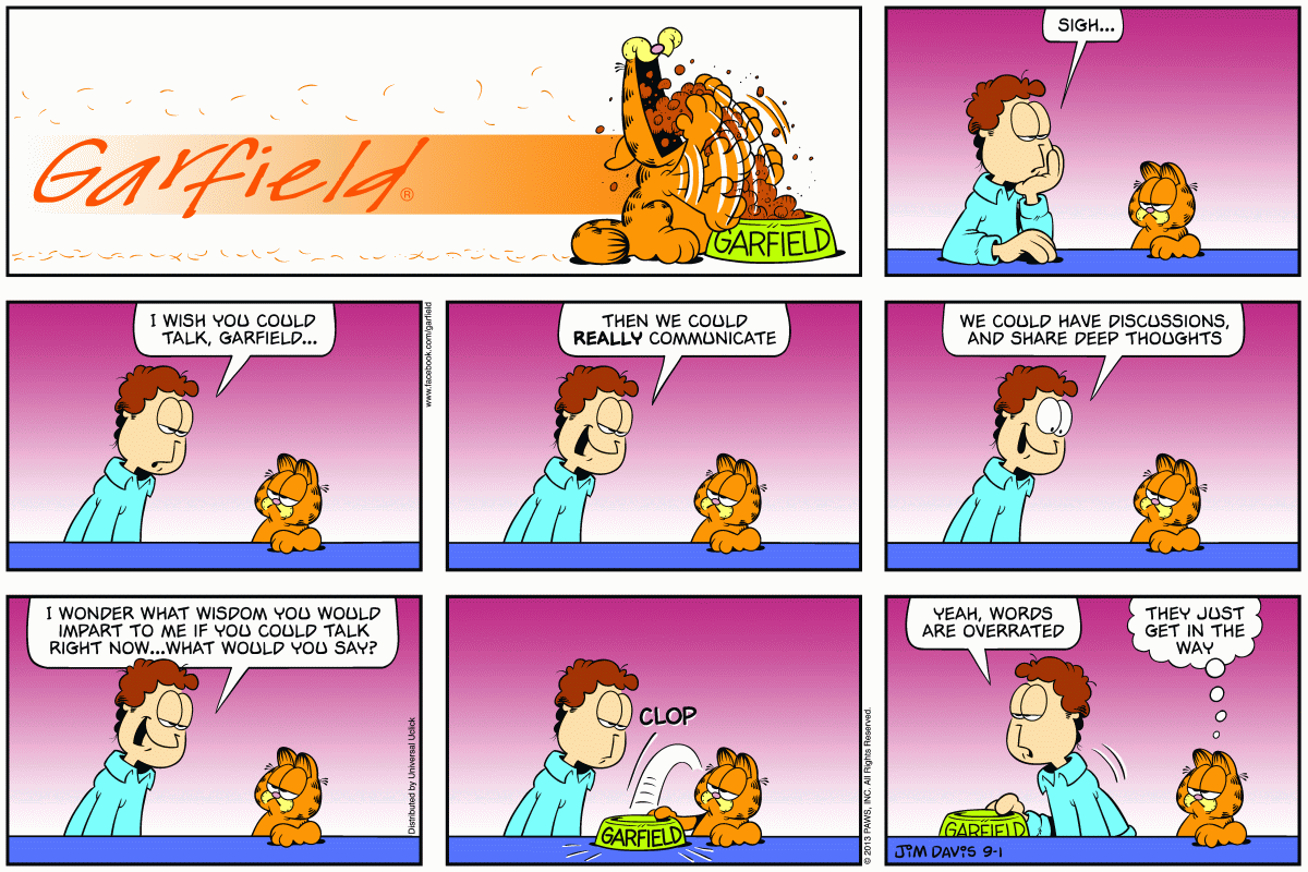 Garfield, September 1, 2013