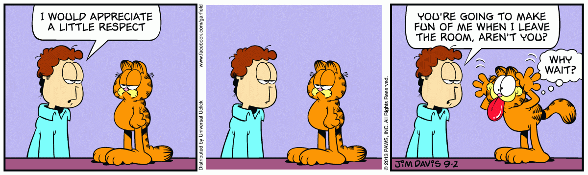 Garfield, September 2, 2013