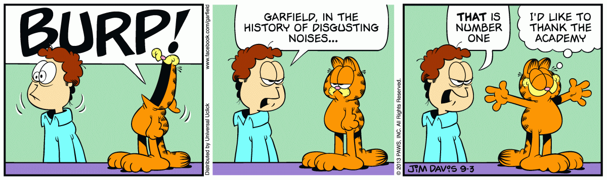 Garfield, September 3, 2013