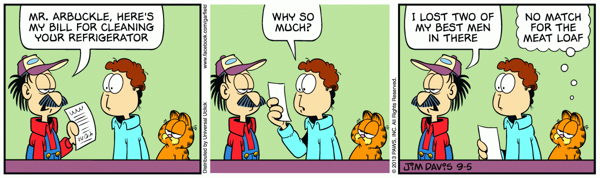 Garfield, September 5, 2013