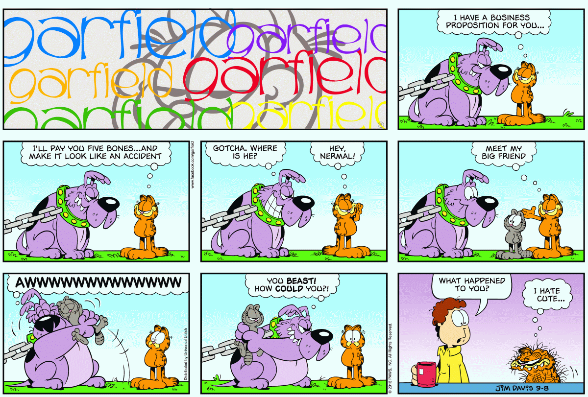 Garfield, September 8, 2013