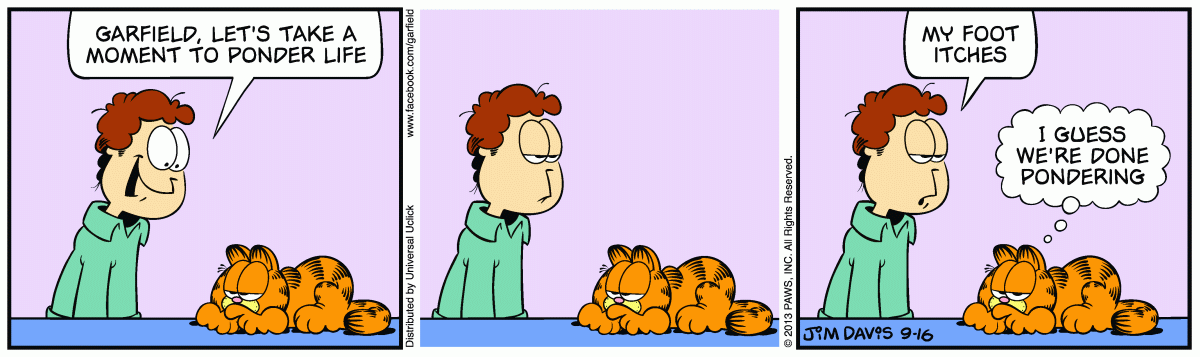 Garfield, September 16, 2013