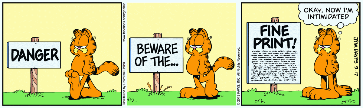 Garfield, September 17, 2013