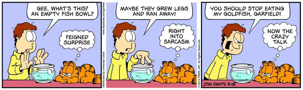 Garfield, September 18, 2013