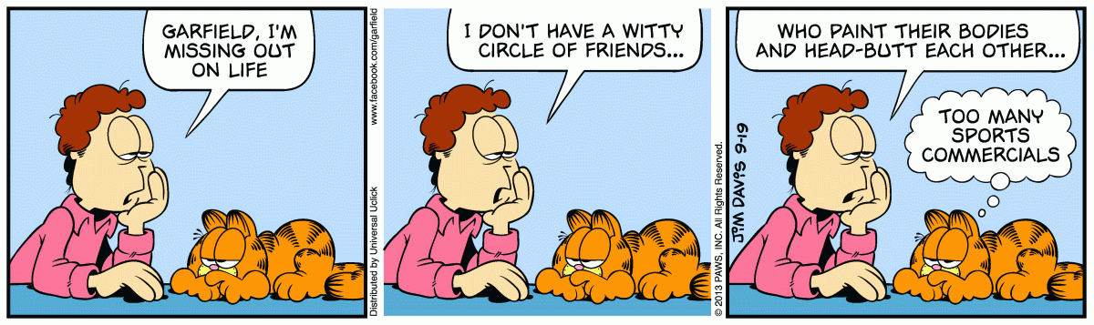 Garfield, September 19, 2013
