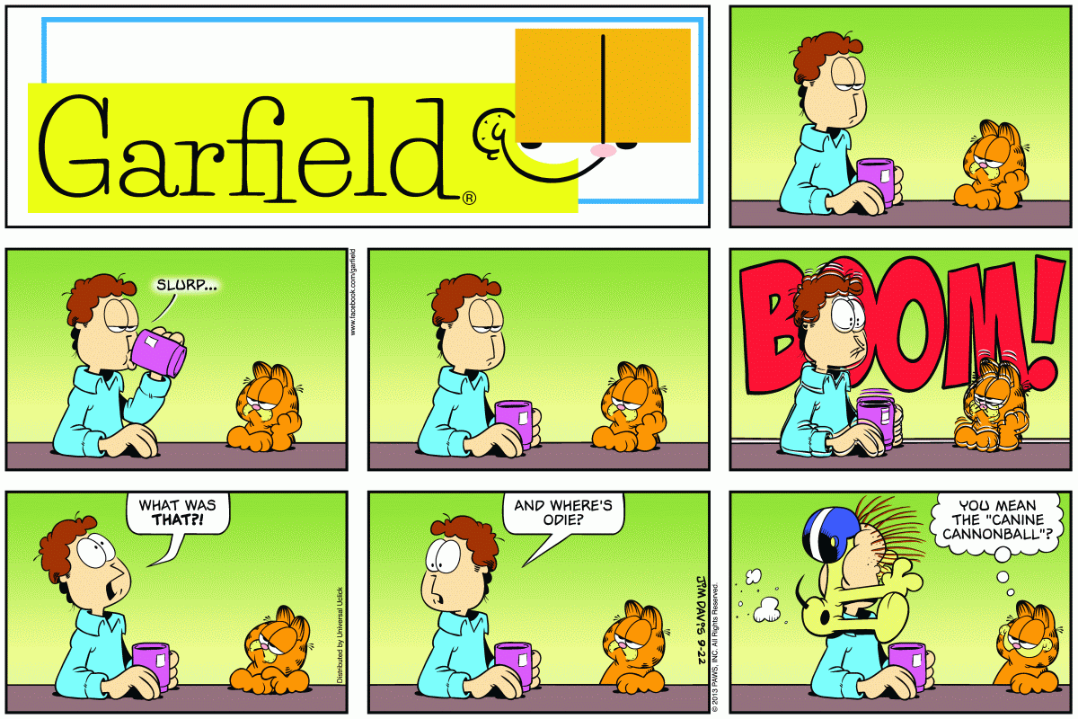 Garfield, September 22, 2013