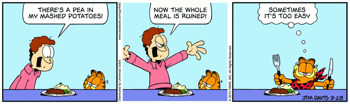 Garfield, September 28, 2013