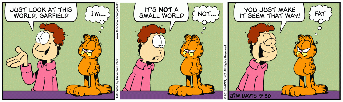 Garfield, September 30, 2013