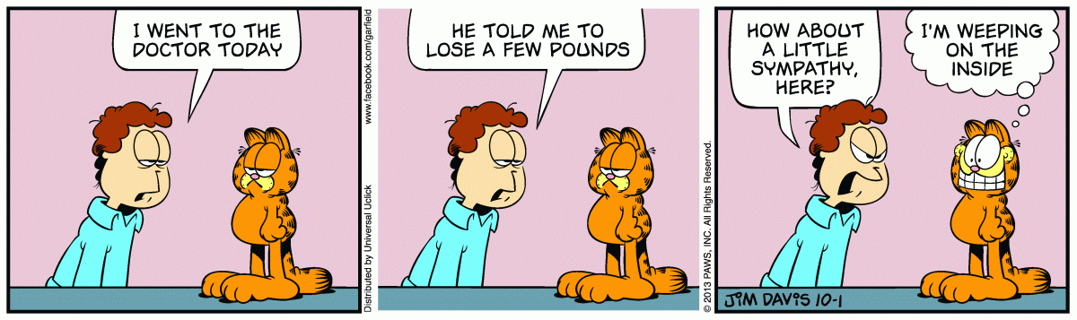 Garfield, October 1, 2013