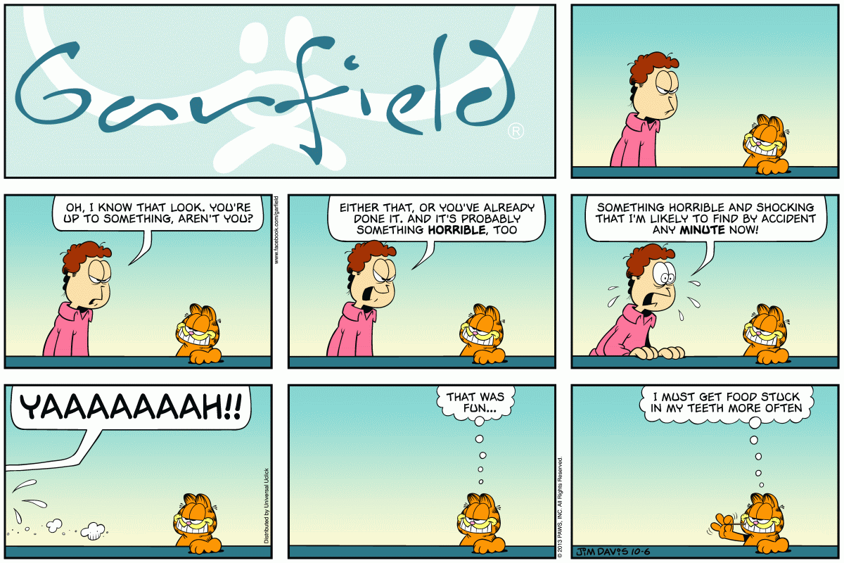 Garfield, October 6, 2013