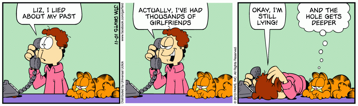 Garfield, October 11, 2013