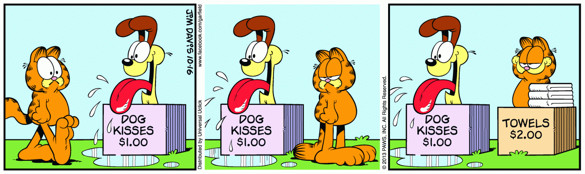 Garfield, October 16, 2013