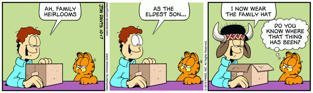 Garfield, October 17, 2013