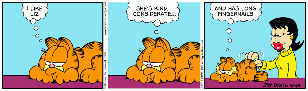 Garfield, October 18, 2013