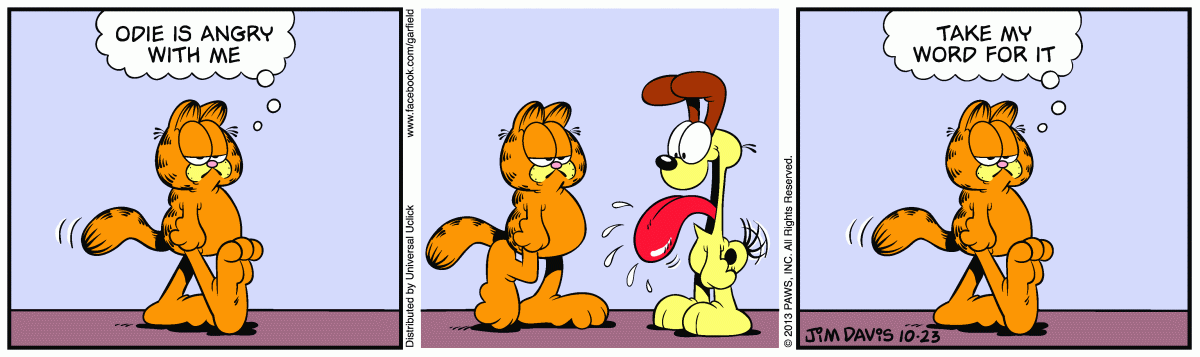 Garfield, October 23, 2013