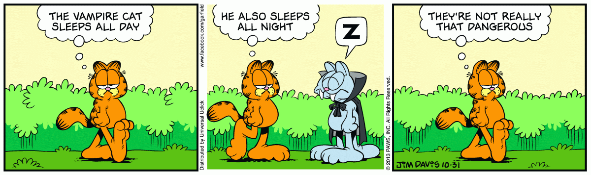 Garfield, October 31, 2013