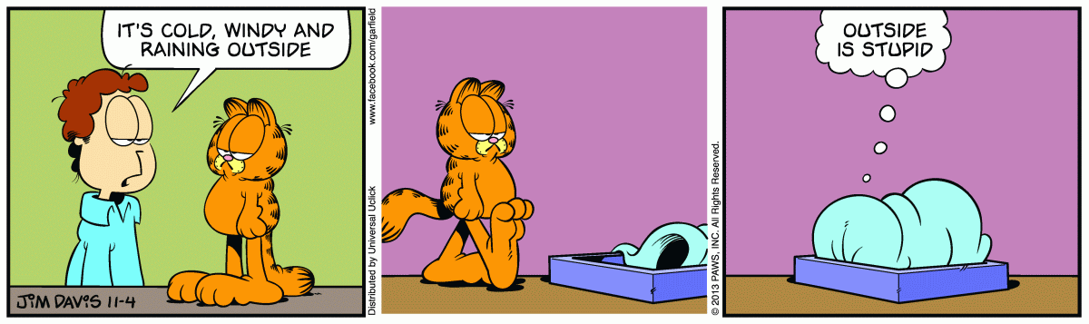 Garfield, November 4, 2013