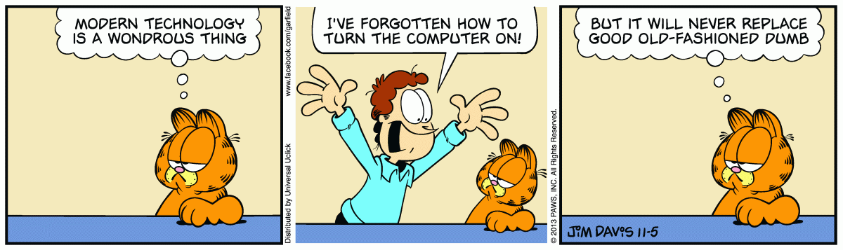 Garfield, November 5, 2013