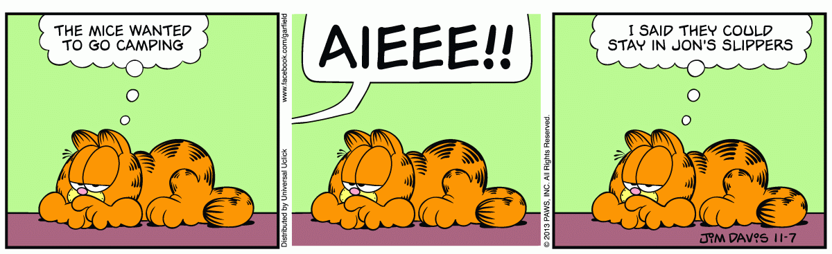 Garfield, November 7, 2013