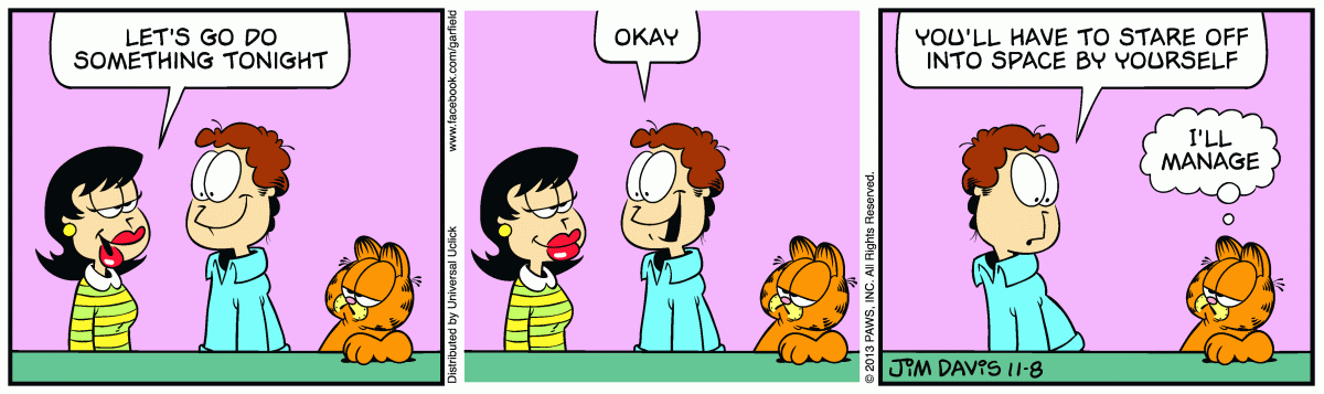 Garfield, November 8, 2013