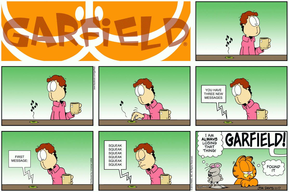 Garfield, November 17, 2013