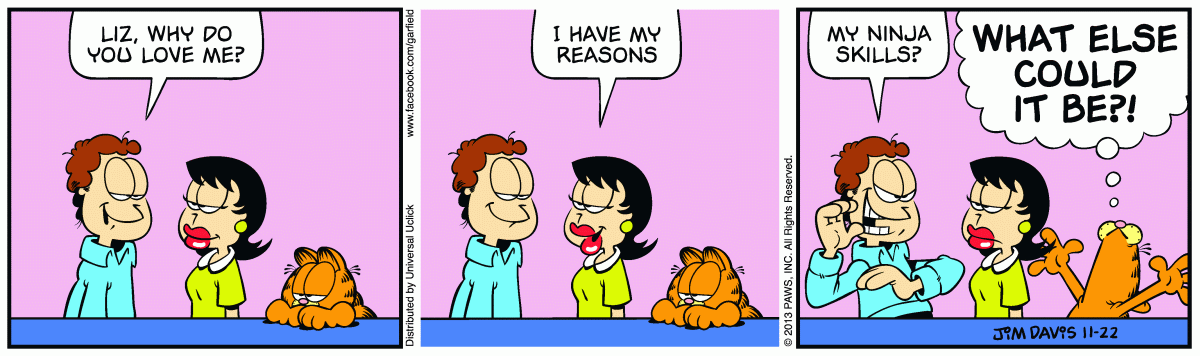 Garfield, November 22, 2013