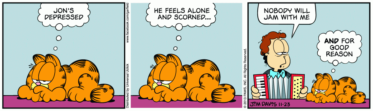 Garfield, November 23, 2013