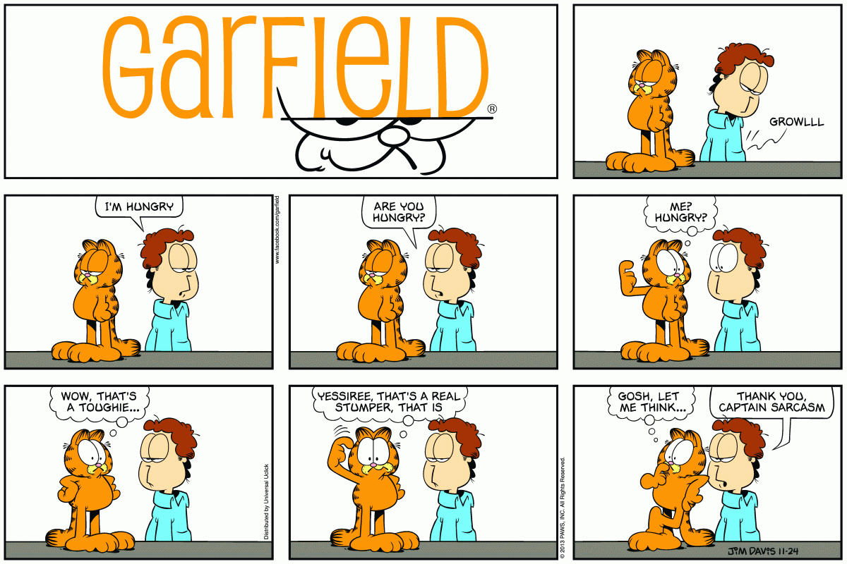 Garfield, November 24, 2013