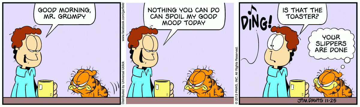 Garfield, November 25, 2013