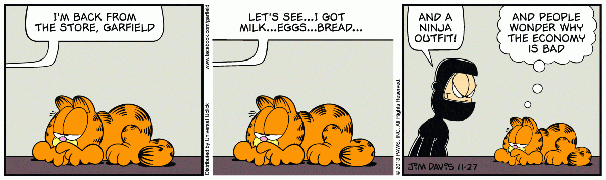 Garfield, November 27, 2013