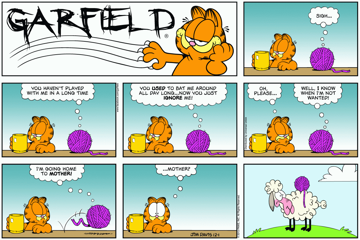 Garfield, December 1, 2013